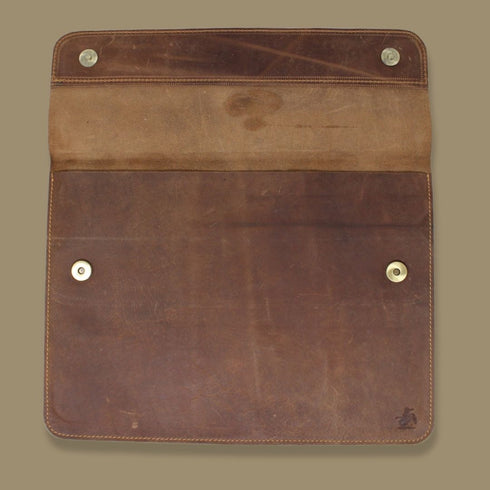 Utkarsh Oil Pullup Genuine Leather Laptop Sleeve Rank